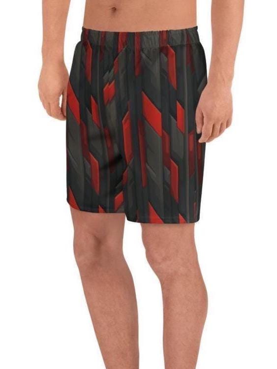 Fitness Running Shorts Men Mens Gym Activewear Abstract