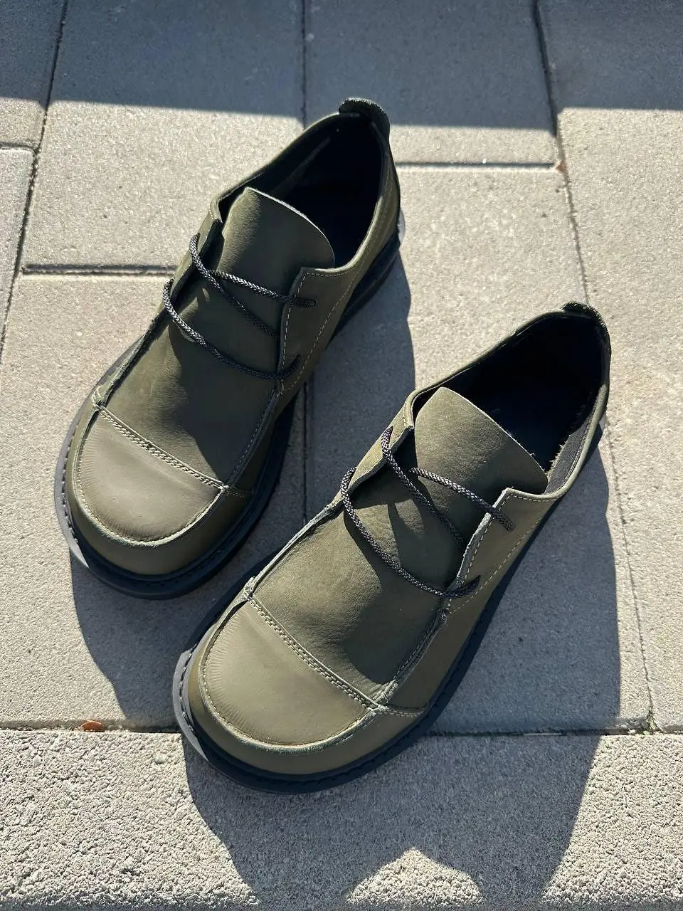 Handmade Women Suede Shoes Wide Toe Box Leather